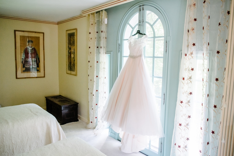 Bridal dress window light