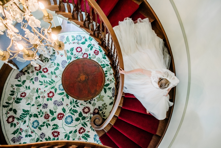 spiral staircase lantern court