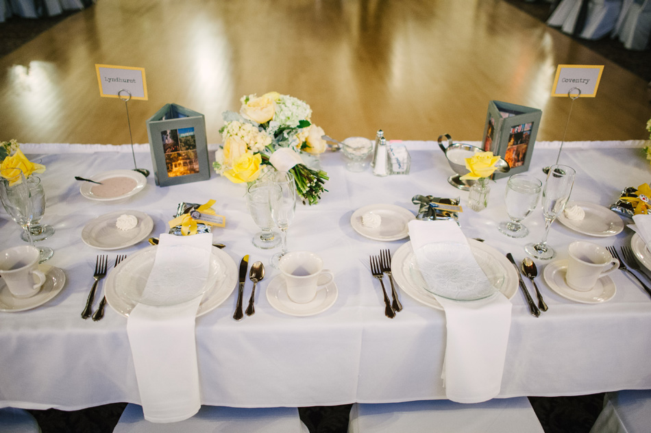 cleveland wedding center pieces