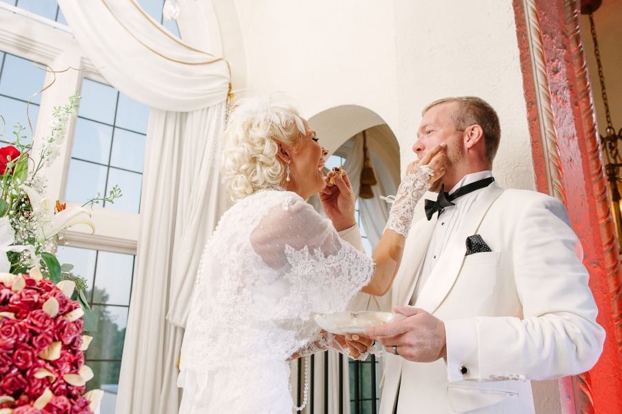 the cutting of the cake