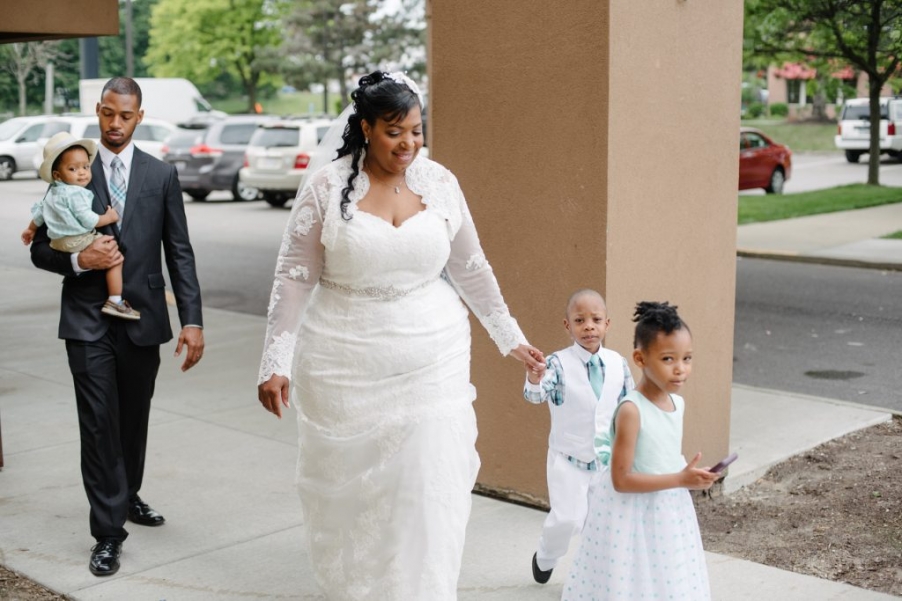 your grandkids at your wedding