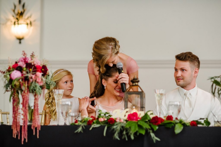 wedding reception toast