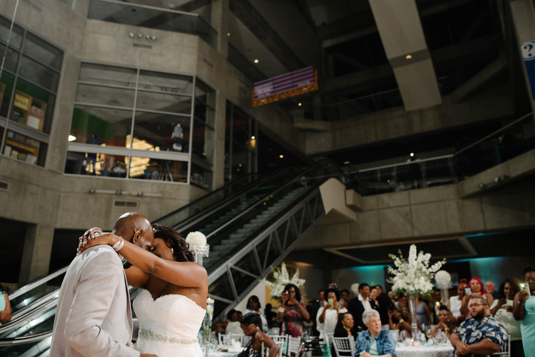 Cleveland Science Center Wedding Reception